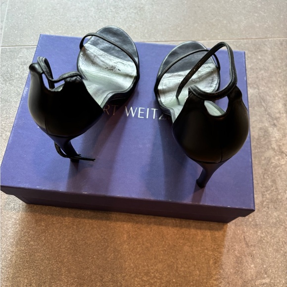 Stuart Weitzman black size 10 3 inch dressy heel excellent condition - Picture 4 of 4